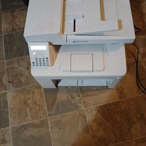 HP White Multifunction Laser Printer with Keypad